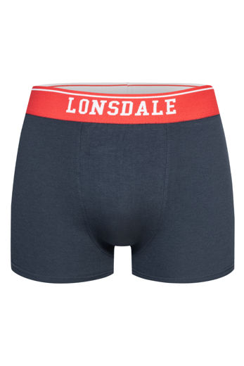 Εικόνα για Ανδρικά Μποξεράκια (2 Pack) OXFORDSHIRE LONSDALE Dark Navy/Blue 6