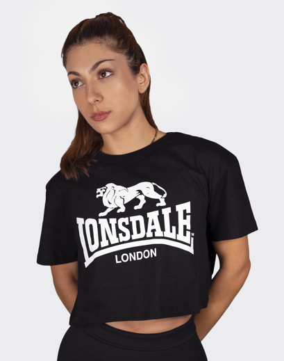 Εικόνα για Γυναικείο Crop Top GUTCH COMMON LONSDALE Black 4