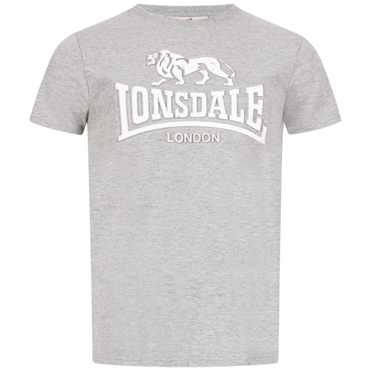 Εικόνα για ΑΝΔΡΙΚΟ TSHIRT LONSDALE KINGSWOOD MARL GREY 2