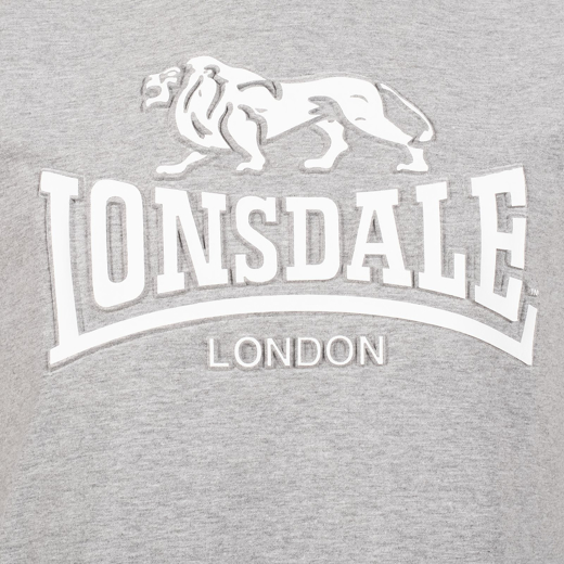 Εικόνα για ΑΝΔΡΙΚΟ TSHIRT LONSDALE KINGSWOOD MARL GREY 3