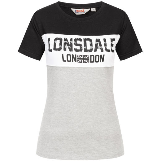Εικόνα για Γυναικείο T-Shirt TALLOW LONSDALE Black/Grey 1