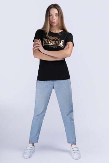 Εικόνα για ΓΥΝΑΙΚΕΙΟ TSHIRT LONSDALE BANTRY BLACK 3