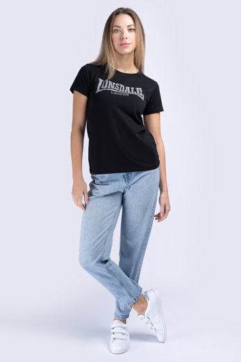 Εικόνα για ΓΥΝΑΙΚΕΙΟ TSHIRT LONSDALE BEKAN BLACK 3