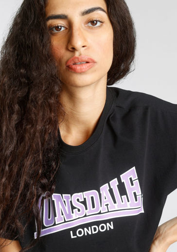 Εικόνα για ΓΥΝΑΙΚΕΙΟ TSHIRT LONSDALE OUSDALE BLACK 2
