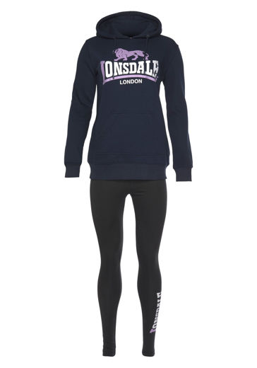 Εικόνα για Γυναικείο Σετ IDOVER LONSDALE Black/Navy 3