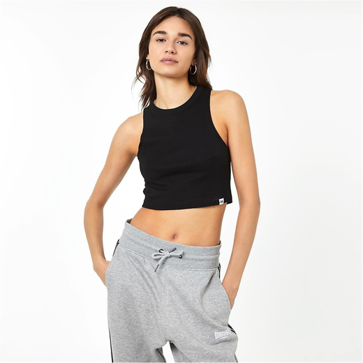 Εικόνα για ΓΥΝΑΙΚΕΙΟ LONSDALE TANK TOP BLACK 1