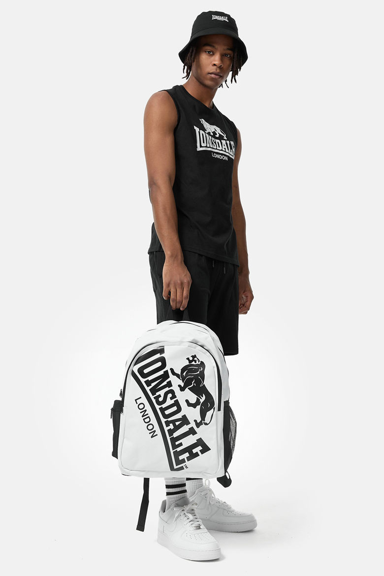Εικόνα για ΣΑΚΙΔΙΟ ΠΛΑΤΗΣ LONSDALE ASTBURY BACKPACK WHITE