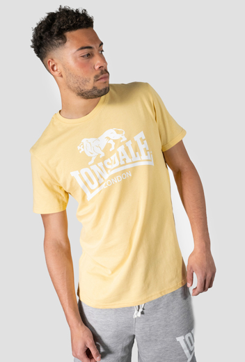 Εικόνα για ΑΝΔΡΙΚΟ TSHIRT LONSDALE ERNEY PASTEL YELLOW 2