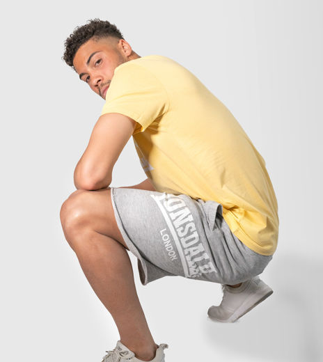 Εικόνα για Ανδρικό T-Shirt ERNEY LONSDALE Pastel Yellow 5