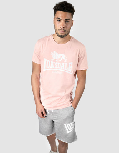 Picture of Mens T-Shirt ERNEY LONSDALE Powder Pink 5