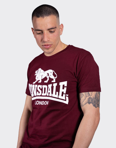 Εικόνα για Ανδρικό T-Shirt KELSO LONSDALE Oxblood 2