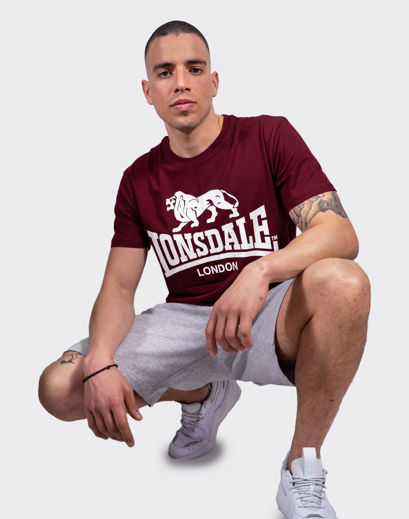 Εικόνα για ΑΝΔΡΙΚΟ TSHIRT LONSDALE KELSO OXBLOOD 4