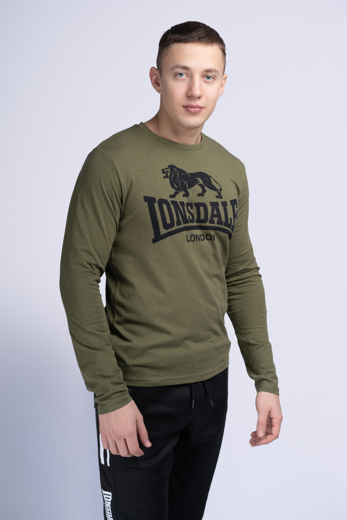 Εικόνα για ΑΝΔΡΙΚΗ ΜΑΚΡΥΜΑΝΙΚΗ ΜΠΛΟΥΖΑ LONSDALE AYRSHIRE OLIVE 4
