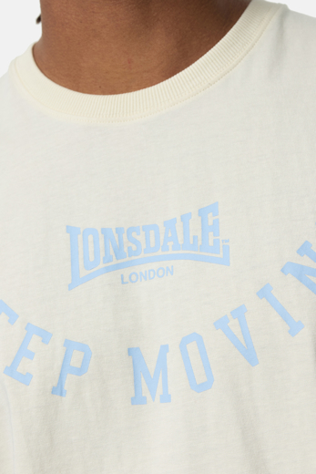 Εικόνα για ΑΝΔΡΙΚΟ TSHIRT LONSDALE ROSEMARKIE BEIGE/BLUE 3