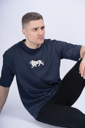 Εικόνα για Ανδρικό T-Shirt Oversized SARCLET LONSDALE Navy 1