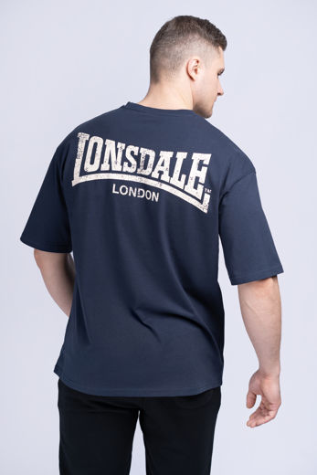 Εικόνα για Ανδρικό T-Shirt Oversized SARCLET LONSDALE Navy 2