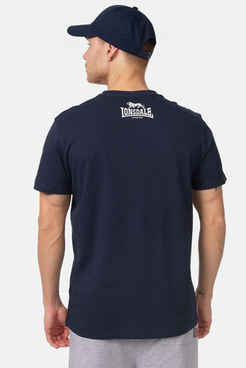 Picture of Mens T-Shirt LOGO LONSDALE Navy 2