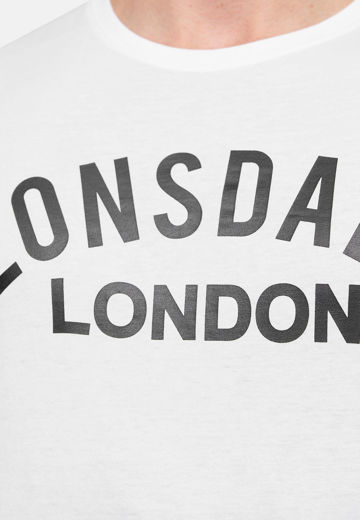 Εικόνα για ΑΝΔΡΙΚΟ T-SHIRT LONSDALE BRADFIELD WHITE 2