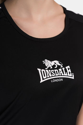 Εικόνα για Γυναικείο T-Shirt HALYARD LONSDALE Black 1