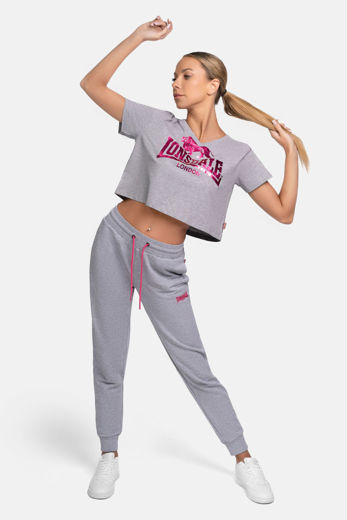 Εικόνα για Γυναικείο Crop Top HEDDLE LONSDALE Grey 1