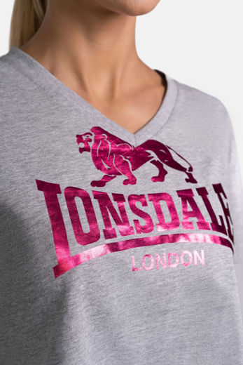 Εικόνα για Γυναικείο Crop Top HEDDLE LONSDALE Grey 2