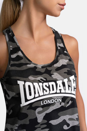 Εικόνα για Γυναικείο Αμάνικο BEAQUOY LONSDALE Black/Grey 2
