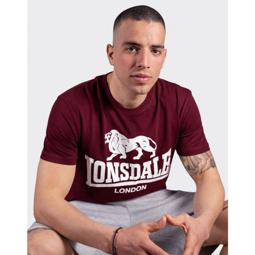 Εικόνα για ΑΝΔΡΙΚΟ TSHIRT LONSDALE KELSO OXBLOOD 3