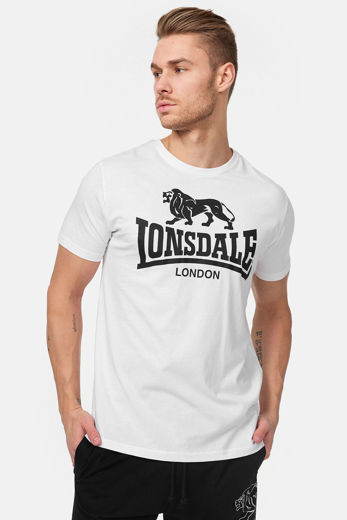 Εικόνα για ΑΝΔΡΙΚΟ T-SHIRT LONSDALE LOGO-WHITE 0