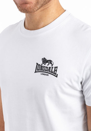 Εικόνα για ΑΝΔΡΙΚΟ TSHIRT LONSDALE BLAIRMORE WHITE 2