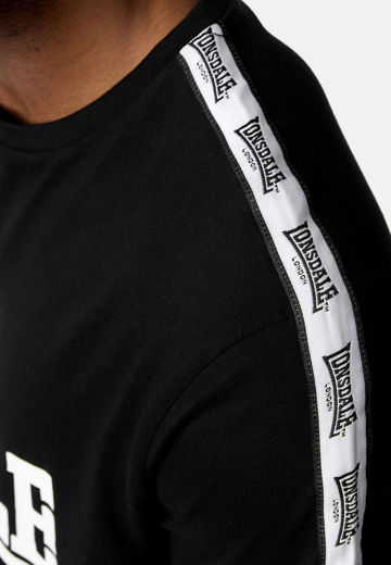 Εικόνα για ΑΝΔΡΙΚΟ T-SHIRT LONSDALE SHEVIOCK BLACK 2