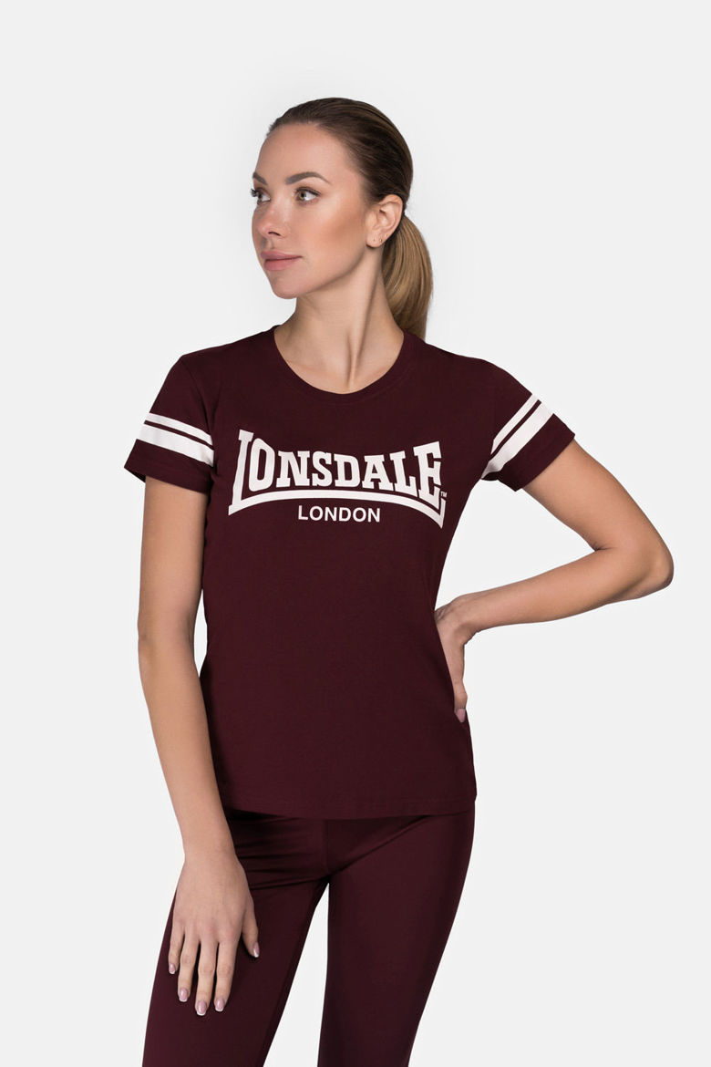 Εικόνα για Γυναικείο T-Shirt KILLEGRAY LONSDALE Oxblood