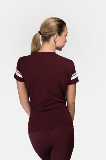 Εικόνα για Γυναικείο T-Shirt KILLEGRAY LONSDALE Oxblood 3