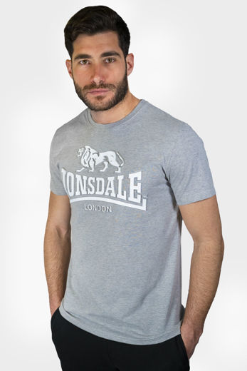 Εικόνα για ΑΝΔΡΙΚΟ TSHIRT LONSDALE KINGSWOOD MARL GREY 0