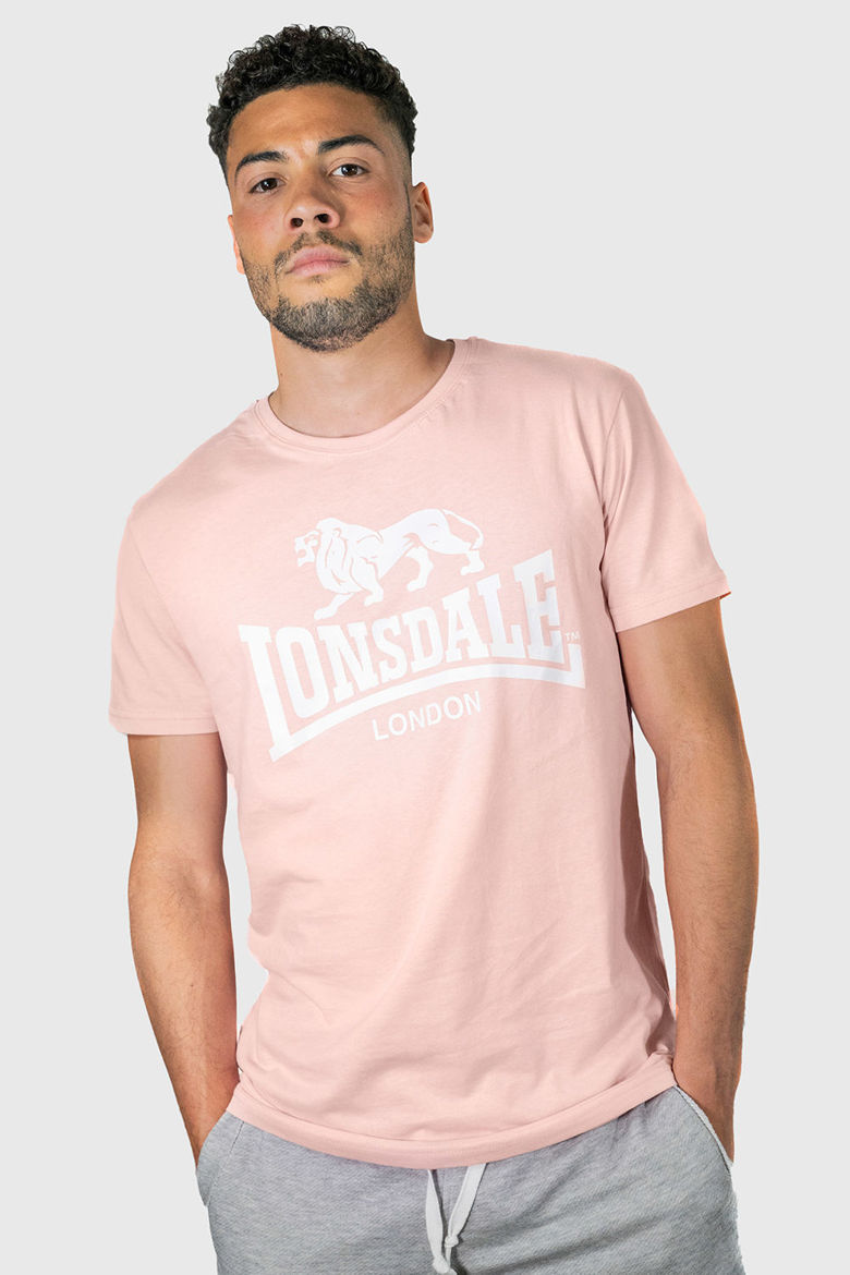 Picture of Mens T-Shirt ERNEY LONSDALE Powder Pink