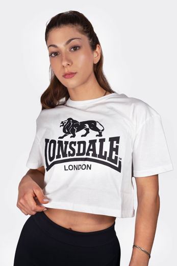 Εικόνα για ΓΥΝΑΙΚΕΙΟ CROP TOP LONSDALE GUTCH COMMON WHITE 0