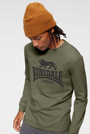 Εικόνα για ΑΝΔΡΙΚΗ ΜΑΚΡΥΜΑΝΙΚΗ ΜΠΛΟΥΖΑ LONSDALE AYRSHIRE OLIVE 0