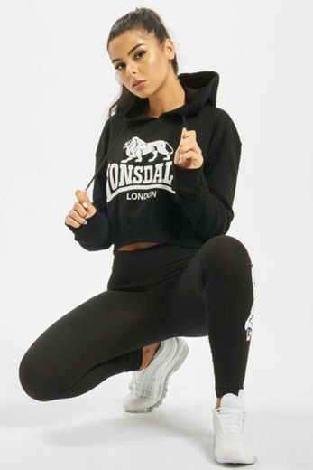 Εικόνα για Γυναικείο Cropped Φούτερ ROXETH LONSDALE Black 1