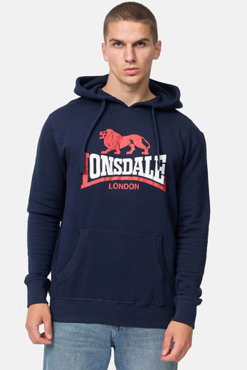 Εικόνα για ΑΝΔΡΙΚΟ ΦΟΥΤΕΡ ΜΕ ΚΟΥΚΟΥΛΑ LONSDALE THURNING NAVY 0