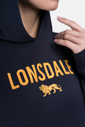 Εικόνα για Γυναικείο Cropped Φούτερ QUEENSCLIFFE LONSDALE Navy 1