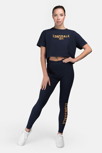 Εικόνα για Γυναικείο Crop Top MOIRA LONSDALE Navy 1