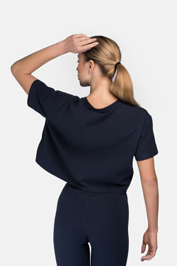 Εικόνα για Γυναικείο Crop Top MOIRA LONSDALE Navy 3