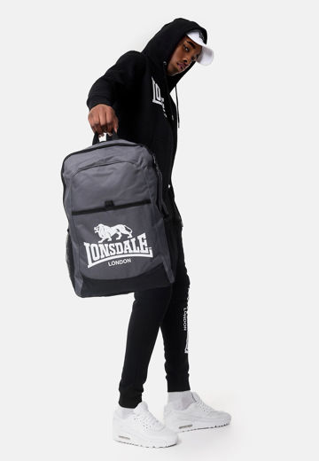 Εικόνα για ΣΑΚΙΔΙΟ ΠΛΑΤΗΣ LONSDALE POYNTON BACKPACK ANTHRACITE 0