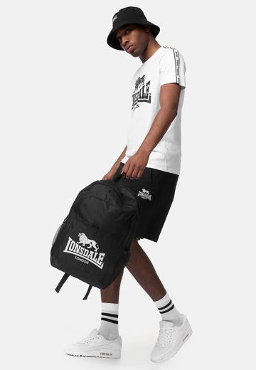 Εικόνα για ΣΑΚΙΔΙΟ ΠΛΑΤΗΣ LONSDALE POYNTON BACKPACK BLACK 0