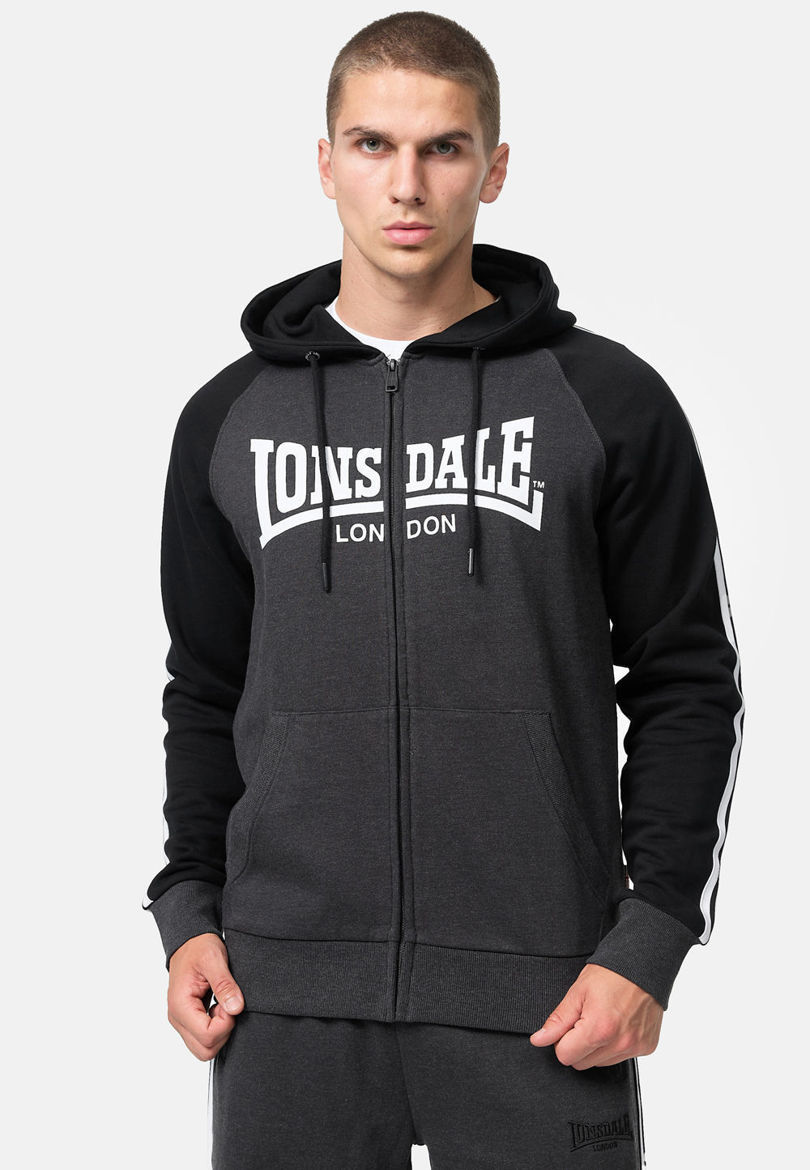 Εικόνα για Ανδρική Ζακέτα GLENTRUAN LONSDALE Anthracite