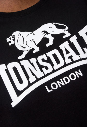 Εικόνα για ST.ERNEY - ΑΝΔΡΙΚΟ TSHIRT LONSDALE - BLACK 1
