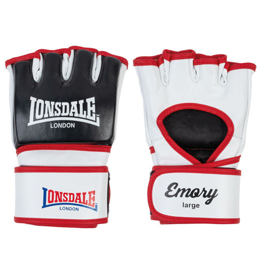 Εικόνα για Δερμάτινα Γάντια MMA EMORY LONSDALE Black/White 0
