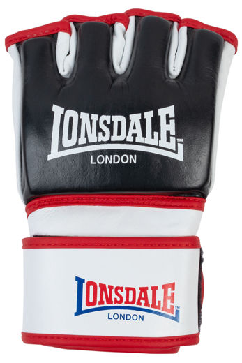 Εικόνα για Δερμάτινα Γάντια MMA EMORY LONSDALE Black/White 2