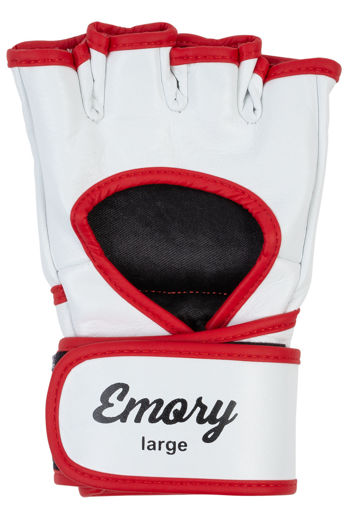 Εικόνα για Δερμάτινα Γάντια MMA EMORY LONSDALE Black/White 3