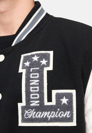 Εικόνα για WATERSTEIN ΑΝΔΡΙΚΟ ΚΟΛΕΓΙΑΚΟ ΜΠΟΥΦΑΝ LONSDALE BLACK