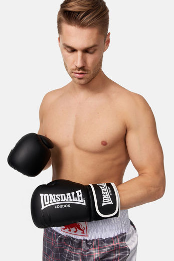 Εικόνα για Γάντια Πυγμαχίας ASHDON LONSDALE Black 1